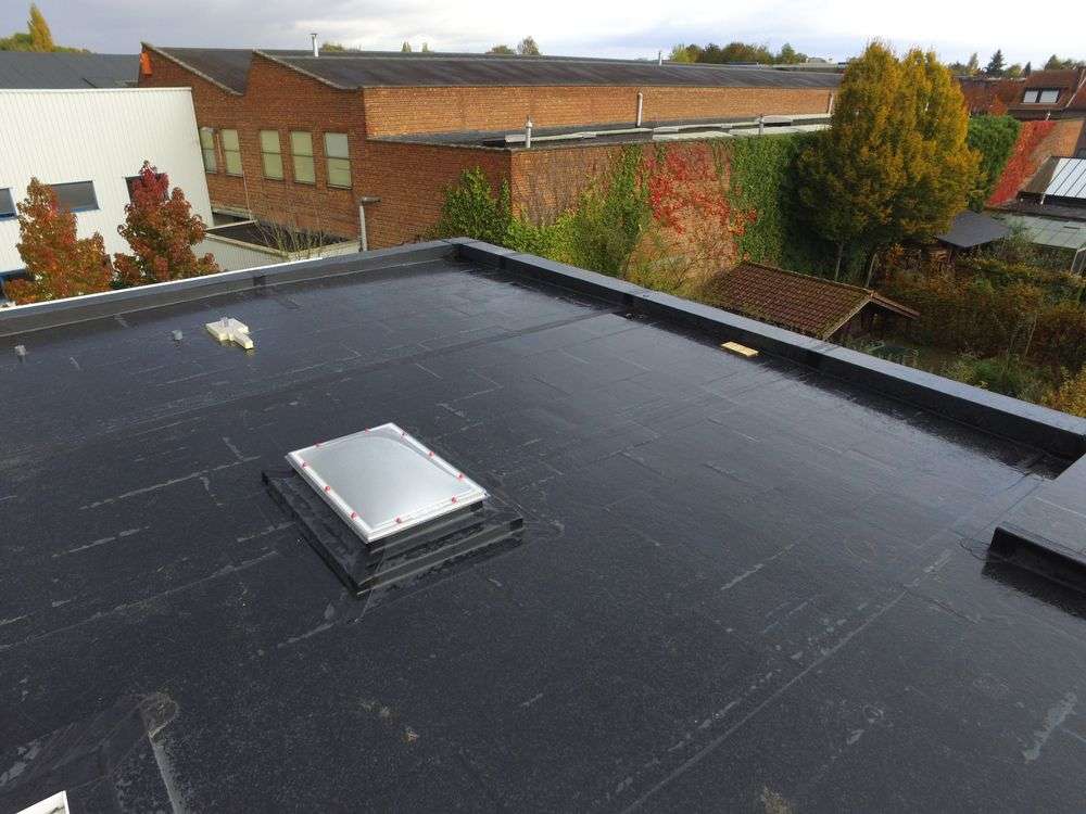 EPDM op plat dak aanbrengen in 0162